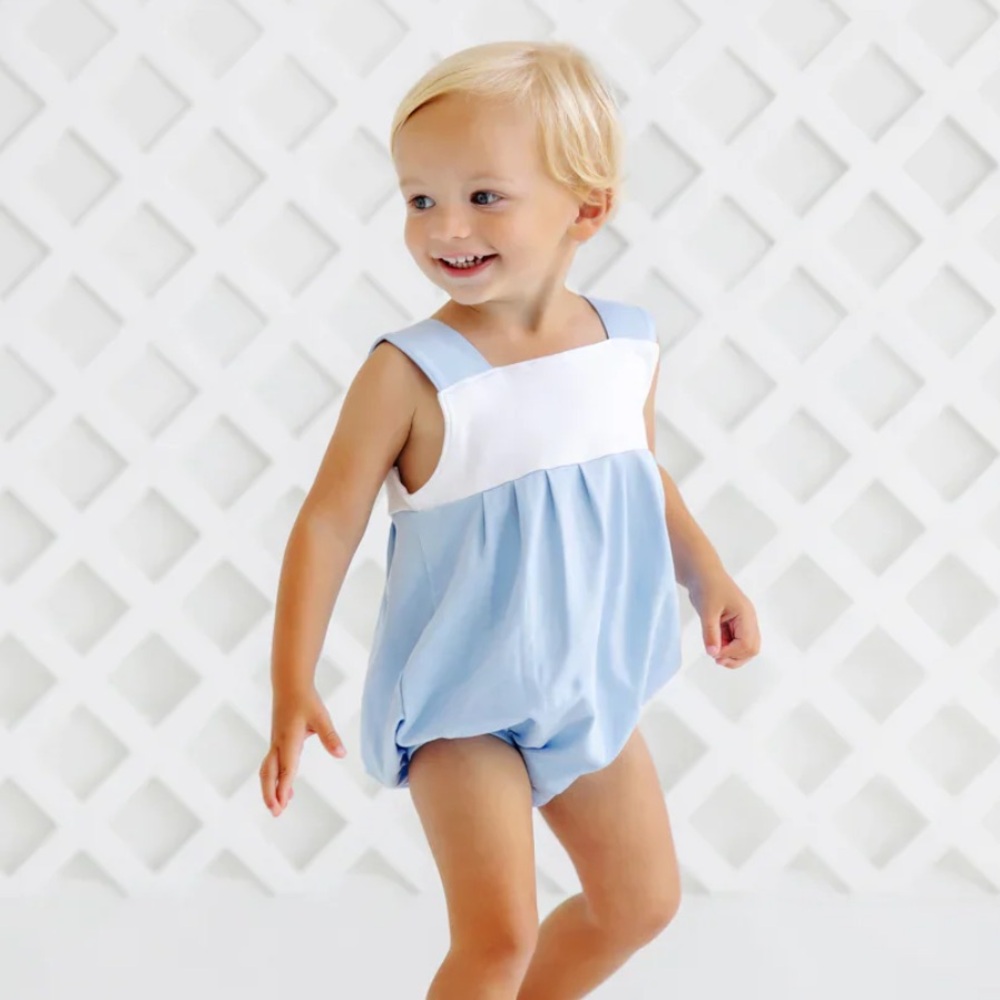Beaufort bonnet company Branham bubble blue 12-18M
